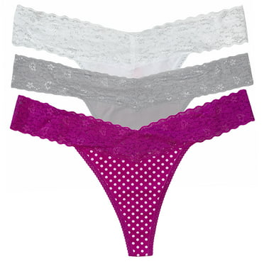 Details about  / Women/'s cotton bikini panties with lace trim super soft 11 colors